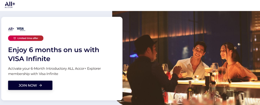 ALL Accor Plus Visa Infinite Promo